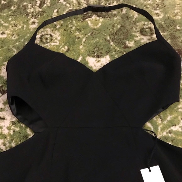 JAY GODFREY Black mini halter dress, NWT. - Picture 5 of 10